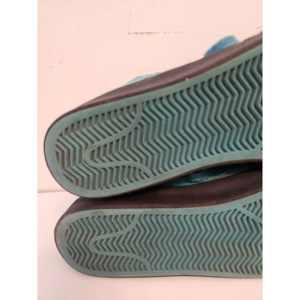 Adidas Originals Instinct Mid Rst Retro Adidas Sneakers Size 11.5 Teal Canvas - Picture 12 of 13